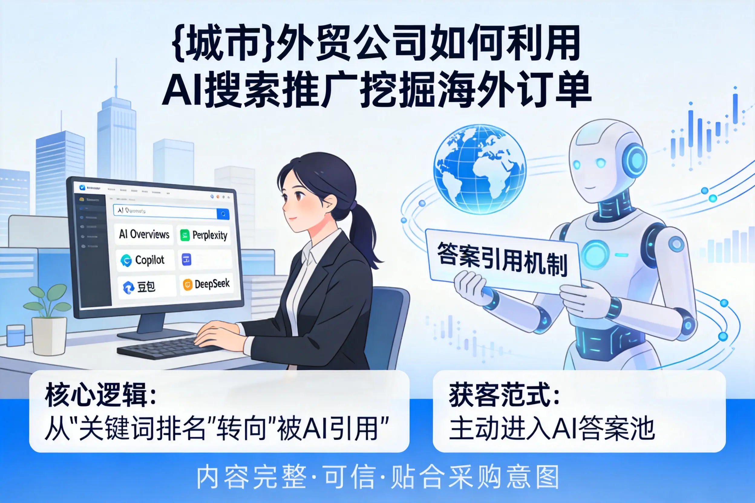 滁州外贸公司如何利用AI搜索推广挖掘海外订单